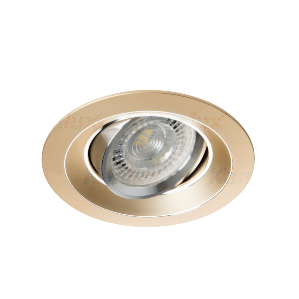 On order! / LED Recessed luminaire COLIE DTO-G / excl. Gx5,3/GU10 max 10W / gold / IP20 / Ø99 x 29 mm / mounting Ø75 mm / 5905339267412 / 70-3291