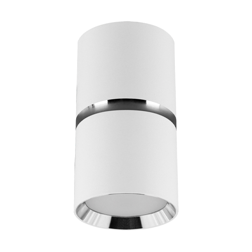 LED Surface-mounted luminaire DIOR DWL / excl. GU10 max 35W / white hrome / IP20 / Ø55 x 100 mm / 5901477342530 / 03-9253