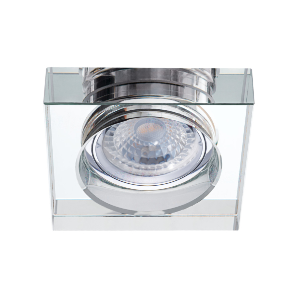 On order! / LED Recessed luminaire MORTA B CT-DSL50-SR / excl. Gx5,3/MR16 max 10W / silver / IP20 / 90 x 90 x 36 mm / mounting Ø65-70 mm / 5905339221124 / 03-6953