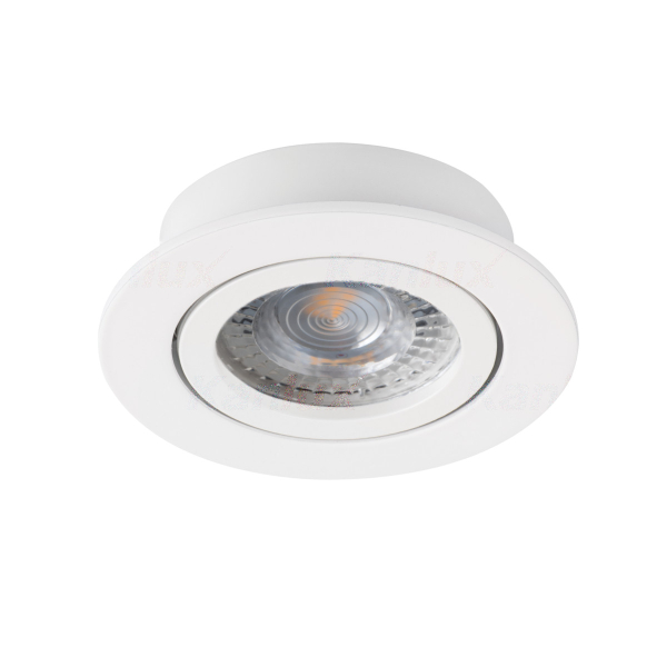 LED Recessed luminaire DALLA CT-DTO50-W / excl. Gx5,3/MR16 max 10W / white / IP20 / Ø82 x 26 mm / mounting Ø70 mm / 5905339224309 / 03-6961