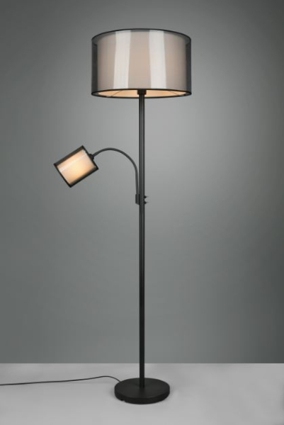 LED Floor Lamp BURTON / excl. 1x E27 · max. 60W / excl. 1x E14 · max. 40W / TRIO / 411400232 / 4017807538731 / 70-3287