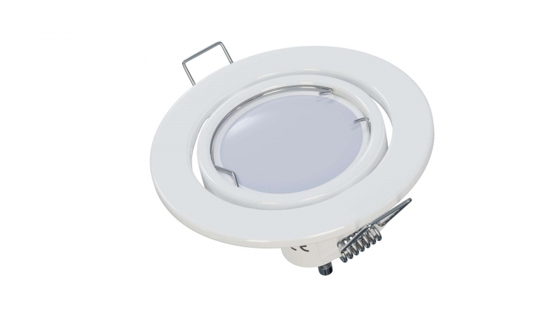 LED armatūra / korpuss regulējams spotlight VEPA RD - apaļš / balts / 90 x 27 x 10 mm / 5903175317957 / 03-778