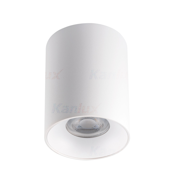 On order! / LED Surface-mounted luminaire RITI W/W / excl. GU10 max 10W / white / IP20 / Ø85 x 110 mm / 5905339275691 / 03-809