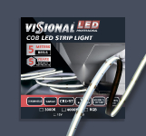 COB LED LENTE 24V / 14W/m / 4000K / NW - neitrāli balta / 1400 LM/m / CRI >97 / DIMMABLE / IP20 / VISIONAL PROFESSIONAL / 5m iepakojumā / Nepārtraukta izgaismojuma LED lente / bez punktiem / 4752233010146 / 05-9508 :: LED Dekoratīvās lentes 24V