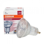 OSRAM LED spuldze GU10 / 4.3W / 3000K / 350 lm / 36° / 4052899451735 / 20-1052 :: GU10 - 220V