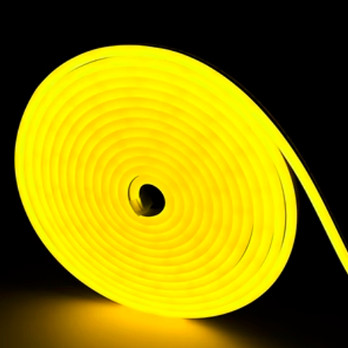 LED неоновая лента для наружного освещения / NEON  / Ø 14mm / IP67 / 12W/m / 120LED/m / SMD2835 / жёлтый / 220-240V / NEON FLEX / 4752233011242 / 05-154