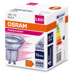 OSRAM LED spuldze GU10 / 6.9W / 4000K / 620lm / 120° / 4058075608733 / 20-1119 :: OSRAM / LEDVANCE  LED spuldzes