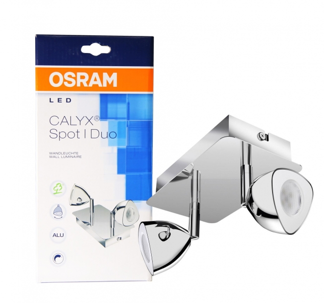 OSRAM LED GAISMEKLIS / griestu lampa CALYX Spot Duo / 4052899908499 / 20-730