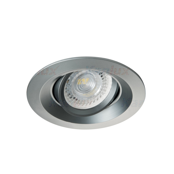 On order! / LED Recessed luminaire COLIE DTO-GR / excl. Gx5,3/GU10 max 10W / gray / IP20 / Ø99 x 29 mm / mounting Ø75 mm / 5905339267443 / 70-3292