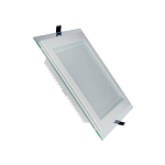 LED kantainais iebūvējams panelis Glass LENA / 6W / 3000K / 220V  / 8680168584042 / 02-1224 :: Iebūvējamie paneļi ( Kvadrāta forma)