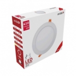 LED iebūvējamais panelis Round ALU / 6W / 410 lm / 120° / 3000K / Avide / 5999097912301 / 10-229 :: Iebūvējami paneļi (Apaļa forma)