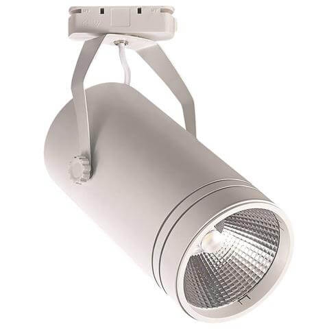 LED Tracklight / рельсовый светильник Bern / 1 Фаза / 30W / 4200K - нейтральный белый / 2000Lm / IP20 / 21° / Horoz Electric / 8680985556499 / 10-530