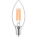 LED Filament spuldze E14 / 6.5W / 2700K / WW - silti balta / 806lm / 360° / 5999097951720 / 10-1852 :: E14