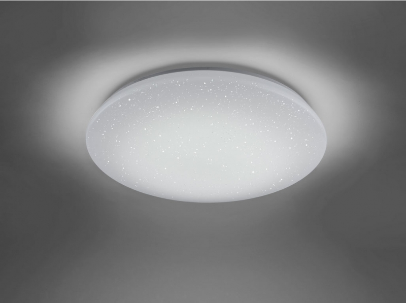 LED Griestu / sienas gaismeklis - plafons ar tālvadības pulti / CHARLY / incl. 1x SMD LED / 27W · 1x 2550lm / 3000 - 5500K / 4017807389845 / 70-1791