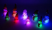 LED dekoratīvais Ziemassvētku apgaismojums - Sniegavīrs / RGB - daudzkrāsains / 17 cm / Ziemassvētku dekors / 2000509534578 / 19-588 :: LED Ziemassvētku dekors
