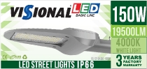 LED ielu apgaismojums 150W / LED ielu laterna 150W / 19500Lm / 4000K - 840 / IP66 / PHILIPS LED diodes / 4751027178628 / 03-277  :: LED ielas apgaismojums ECONOM