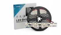 LED Lenta / LED virtene 3528 / 120 Led/m / 12V / IP65 / 4000K / NW - neitrāli balts / 5907775754266 :: LED lentes netrāli balta krāsā