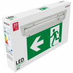 LED avārijas izejas gaismeklis 1W / 20Lm / IP20 / 360° / 230V / LED Emergerncy light / Emergency exit / Avide / 5999097911229 :: LED avārijas gaismekļi