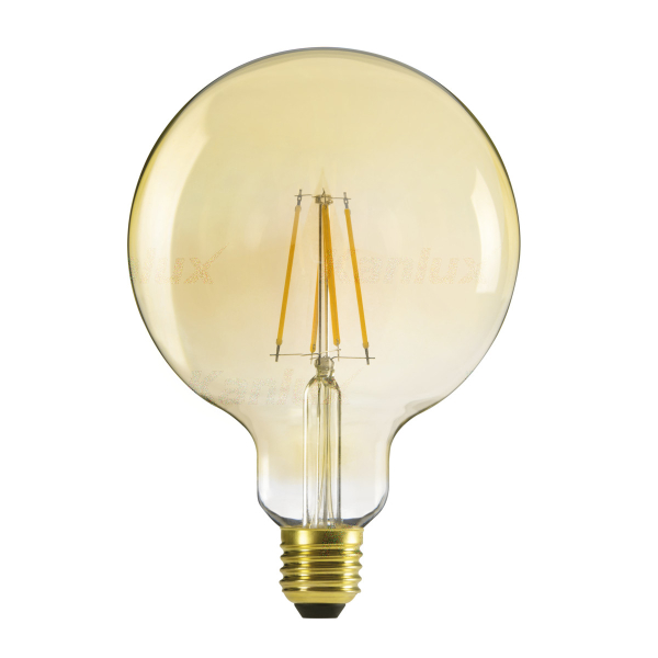 LED bulb E27 / G125 / 7W / 725Lm / 320° / WW - warm white / 2700K / KANLUX XLED / 5905339296382 / 01-965