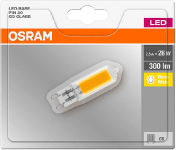 OSRAM LED spuldze G9 / BASE PIN 30 / 2.8 W / 2700K / 4058075360266 / 20-0760 :: G9 - 220V