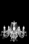 Pēc pasūtījuma!  Kristāla lustra / griestu lampa / Čehijas augstākās kvalitātes kristāla / Art. 234 001 205 NICKEL :: Čehu kristāla lustras