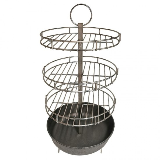 Grid - ceramic oven-tandir accessory with holder and pan t / d-27cm / 08-2096