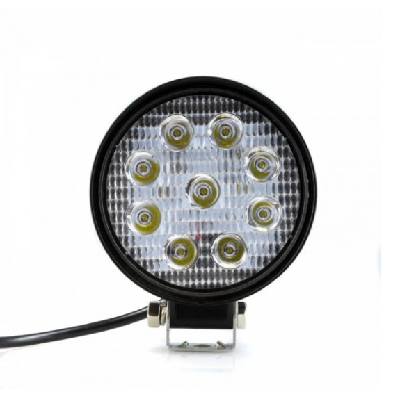 LED Darba gaismas lukturis 27W / (9 LED x 3W) / 9-32V / 6000K / IP67 / 5901958637803 / 04-366