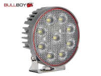 LED Darba lukturis / auto papildlukturis / BullBoy / RD / 12-36V / 5700K / 9 x 6W OSRAM LED diodes / IP67 / 6438255002656 / 04-2230 :: Kvadrāta un apaļie lukturi