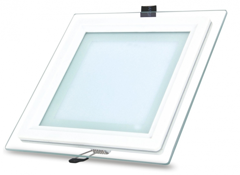 LED iebūvējams panelis Glass / 12W / 960Lm / 4000K / SQ / 220V / 4779041460314 / 02-124