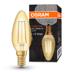OSRAM LED Filamenta spuldze E14 / 1.5W / 120Lm / 300° / 2400K / WW - silti balts / 4058075293205 / 20-0301 :: OSRAM / LEDVANCE  LED spuldzes
