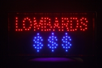 LED displejs / Reklāmas izkārtnes LOMBARDS 55 X 35CM / 4751027179908 / 14-406 :: OPEN tipa displeji Latviešu valodā