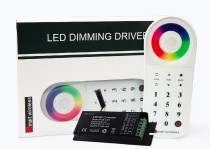 Multi-zonu RGB LED lentes kontrolieris ar pulti / Daudzkrāsainas LED lentes kontrolieris ar pulti / Profesionālā LED apgaismojuma vadības sistēma / 4752233000536 / 05-855 :: RGB / RGBW kontrolieri / Daudzkrāsainas lentas kontrolieri