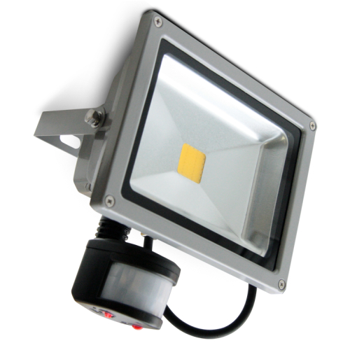 LED āra prožektors ar kustības sensoru PIR / 50W / IP65 / 4500Lm / 6000K / CW - auksti balts / 2000509534301 / 03-460