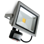 LED āra prožektors ar kustības sensoru PIR / 50W / IP65 / 4500Lm / 6000K / CW - auksti balts / 2000509534301 / 03-460 :: LED prožektori 50W = 500W halogen