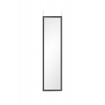 Spogulis Bea / 30 x 120 cm / piekarams uz durvīm / melns / 4251820300436 / 30-0031 :: Spoguļi