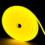 Ārtelpu LED neona lente / NEON / 100m rullis / Ø 14mm / IP67 / 12W/m / 120LED/m / SMD2835 / dzeltena / 220-240V / NEON FLEX / 4752233011242 / 05-154 :: Neona LED lente / NEON
