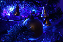 LED Ziemassvētku iekštelpu virtene / zils / 200 LED diodi / 12W / 8 režīmi / 12m / IP44 / savienojamā / 19-531 :: LED Ziemassvētku virtenes