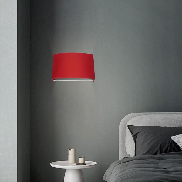 Led wall lamp E14 / 31/10/19cm / wine red / 8715582967062 / 70-710