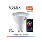 WIFI LED spuldze GU10 / 5.5W / 400lm / 2700-6500K + RGB /  5901508313805 / 01-200 :: Citi zīmoli