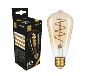 LED spuldze Soft Filament E27 / 5W / SY58 / 2700K / 360lm / Avide / 5999097926360 / 10-159 ::  E27 Filament