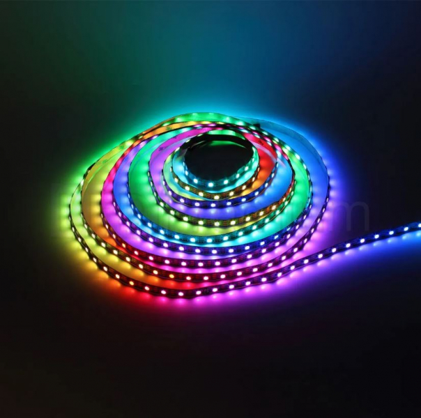 LED лента 5050 / 14.4W/m / RGB + WW - многоцветный +  теплый белый / IP20 / 60 светодиодов/м / 5904405909287 / 05-3923