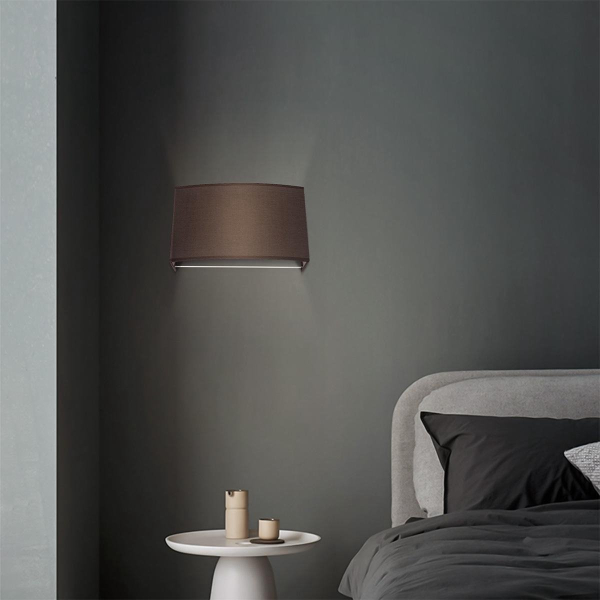 Led wall lamp E14 / 31/10/19cm / Brown / 8715582966812 / 70-715