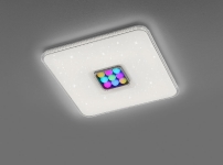 LED griestu / sienas gaismeklis - plafons ar tālvadības pulti / OGASAKI / 1x SMD LED / 42W / 4000lm / 2700 - 5500K / RGBW / 4017807456363 / 06-052 :: LED Griestu gaismekļi  ar tālvadības pulti