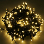 LED Ziemassvētku iekštelpu virtene / WW - silti balta / 500 LED diodi / 25W / 8 režīmi / 22m / IP22 / savienojamā / 2000002005094 / 19-527 :: LED Ziemassvētku virtenes