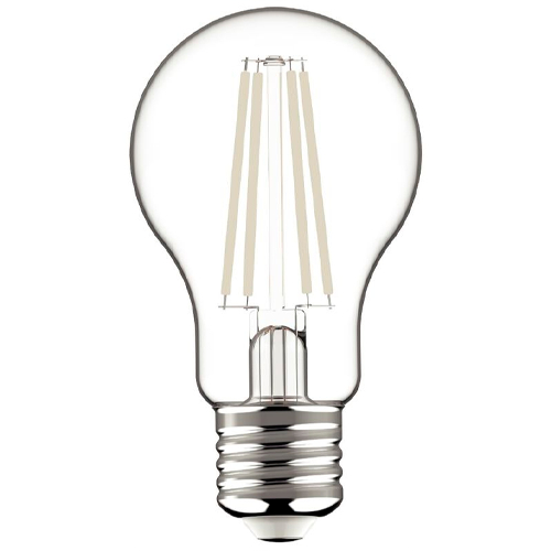 LED spuldze E27, 8.5W, 1055lm, 2700K, white filament / 5999097959382 / 10-1541