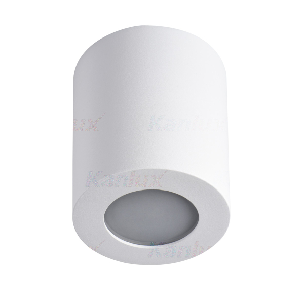 On order! / LED Surface-mounted luminaire SANI DSO-W / excl. GU10 max 10W / white / IP44 / Ø80 x 95 mm / 5905339292414 / 03-8001